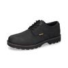 Schnürschuh CAMEL ACTIVE, Herren, Gr. 47, schwarz, Leder, Basic, Schuhe, Trachtenschuh, Freizeitschuh mit gepolsterter Innensohle