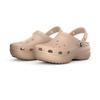 Clog CROCS "Classic Platform Clog W", Damen, Gr. 39, braun (caramel), modisch, Schuhe, Plateau, Sommerschuh, Schlappen, Hausschuh, trendige Plateausohle