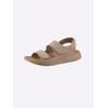 Sandale CASUAL LOOKS, Damen, Gr. 36, beige, Nubukleder, sportlich, Schuhe