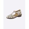 Sandalette CASUAL LOOKS, Damen, Gr. 40, gelb (vanille), Glattleder, sportlich, Schuhe