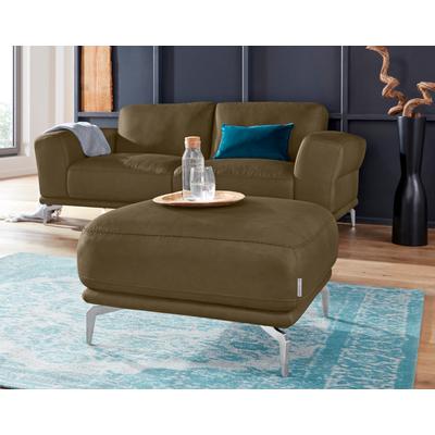 Hocker W.SCHILLIG "montanaa", grün (camouflage z69), B:71cm H:42cm T:71cm, Hocker, mit Metallfüßen in Chrom glänzend, Breite 71 cm Image