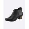 Stiefelette HEINE, Damen, Gr. 42, schwarz, Leder, Glattleder, Rindsleder, sportlich, Schuhe
