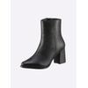 Stiefelette ANDREA CONTI, Damen, Gr. 36, schwarz, Nubukleder, Rindsleder, Leder, feminin, Schuhe