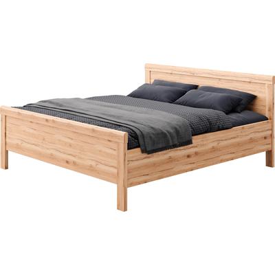 Einzelbett PRIESS "Arnsberg", braun (astkernbuche), B:188cm L:208cm, Betten, Kinder-Einzelbett Bettgestell Jugendbett, Komfortliegehöhe Image