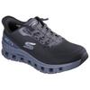 Slip-On Sneaker SKECHERS "ARCH FIT GLIDE-STEP PRO", Herren, Gr. 43, schwarz (schwarz, grau), Textil, casual, Schuhe, Trainingsschuh, Laufschuh mit Glide-Step Sohle