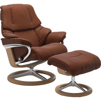Relaxsessel STRESSLESS "Reno", braun (copper paloma), B:92cm H:100cm T:80cm, Leder BATICK: BATICK ist ein leicht korrigiertes, durchgefärbtes und genarbtes Möbelleder, bei dem die meisten Unebenheiten und Spuren in der Regel entfernt wurden., Leder... Image