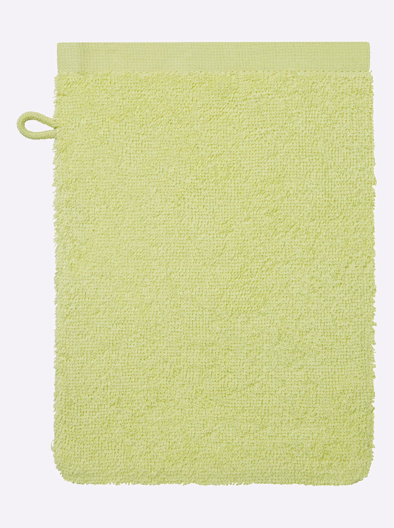 Handtuch WÄSCHEPUR Gr. 2, grün (pistazie), B:70cm L:140cm, Walkfrottee, 100% Baumwolle, Handtücher Image