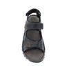 Sandale REFLEXAN, Herren, Gr. 41, blau (marine), Glattleder, sportlich, Schuhe