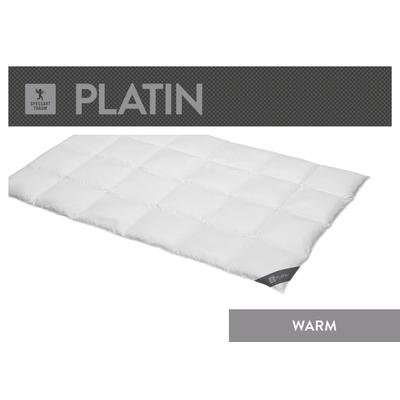 Gänsedaunenbettdecke SPESSARTTRAUM "Platin", weiß, B:200cm L:220cm, Bezug: 100% Baumwolle. Füllung: 100% Gänsedaunen, Bettdecken, hergestellt in Deutschland, allergikerfreundlich Image