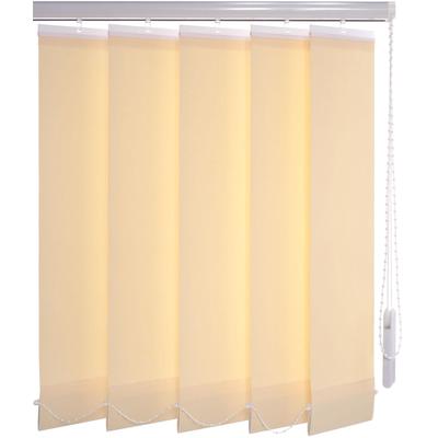 Lamellenvorhang LIEDECO "Vertikalanlage 127 mm" Gr. 3, beige (cream), B:150cm H:180cm, Jalousien Image