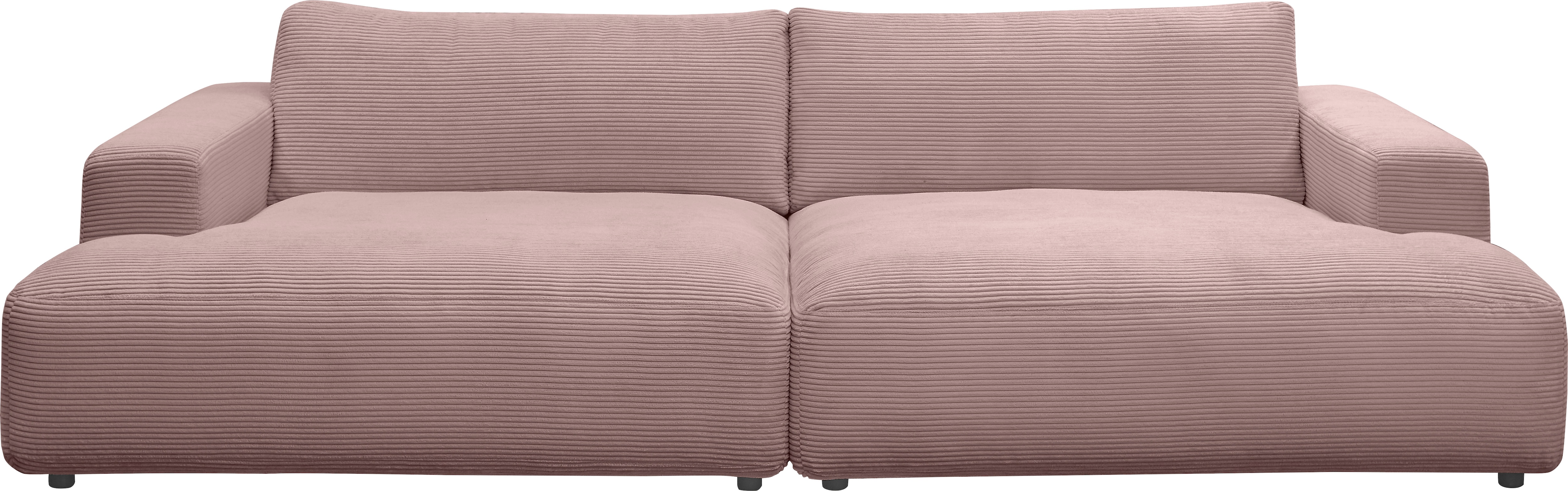 Loungesofa MUSTERRING "Lucia", rosa, B:292cm H:81cm T:147cm, Sofas, Lounge-Sofa 2-Sitzer-Sofa, Cord-Bezug, Breite 292 cm