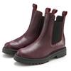 Stiefelette ELBSAND, Damen, Gr. 44, rot (bordeaux), Obermaterial: 100% Rindsleder. Futter: 100% Synthetik. Decksohle: 100% Synthetik. Laufsohle: 100% Synthetik, unifarben, casual, Schuhe, Chelseaboots, Schlupfstiefel, Bikerboots aus Leder