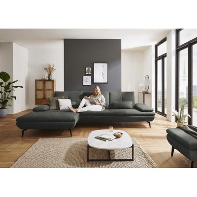 Ecksofa DIE PLANBAR "MP-IN23002 L-Form", grün (cyber moos), B:322cm H:93cm T:188cm, 100% Recyceltes Polyester, Sofas, wahlweise mit Armteil- und Sitztiefenverstellung Image