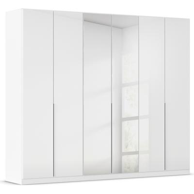 Drehtürenschrank RAUCH "Kleiderschrank Kleiderschränke Schrank Garderobe AGORDO mit Glasfront", weiß (alpinweiß, glas kristallweiß), B:271cm H:229cm T:54cm, Holzwerkstoff, Schränke, durchdachte Innenausstattung, in 7 Breiten und 2 Höhen MADE IN GERMANY Image