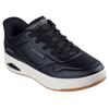 Slip-On Sneaker SKECHERS "UNO CTL-UNO DURABUCK SLIP IN", Herren, Gr. 44, schwarz, Lederimitat, casual, Schuhe, Retro Sneaker, Slipper mit Luftkissendämpfung