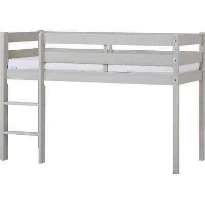 Spielbett HOPPEKIDS "ECO COMFORT, Hochbett, in 2 Einzelbetten teilbar", grau, B:81cm H:114cm L:166cm, Betten, Höhe 72cm, Farbe & Größe & Matratze Image