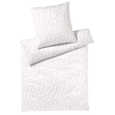 Bettwäsche ELEGANTE "Enchante", rosa (puder), B/L: 155cm x 220cm, , Jersey, B/L: 80cm x 80cm, Jersey, Obermaterial: 100% Baumwolle, Bettwäsche, angenehmes Hautgefühl Image