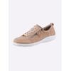 Sneaker CAPRICE, Damen, Gr. 39, beige, Veloursleder, sportlich, Schuhe