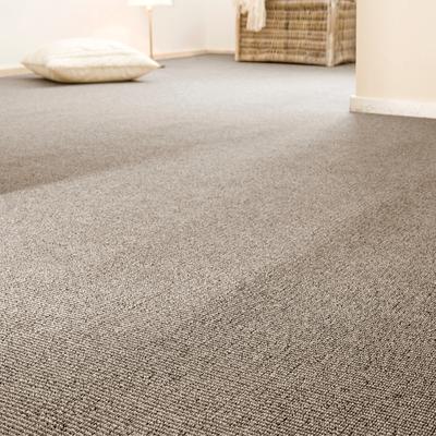 Teppichboden ANDIAMO "Bruce, Schlinge", braun, B:400cm H:4mm L:1200cm, Kunstfaser, Teppiche, meliert. Breite 400 cm, Wohnzimmer, strapazierfähig & robust Image