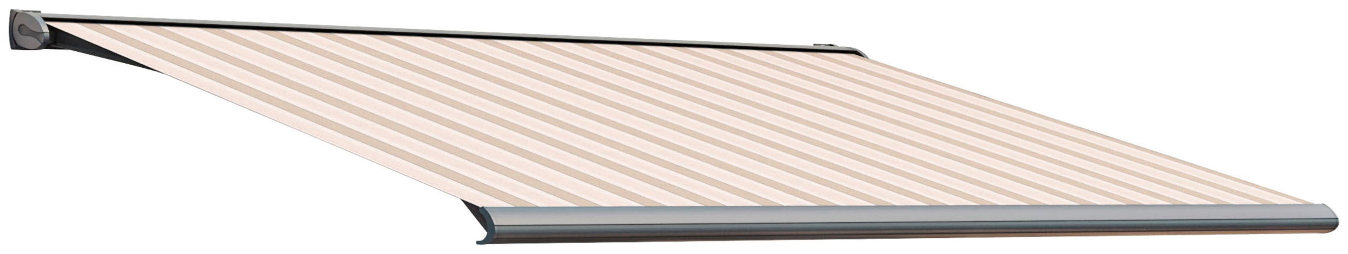 Kassettenmarkise WISMAR "S-Compact", bunt (beige, hellbraun), B:400cm H:19cm, Polyacryl, Markisen Image