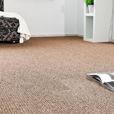 Teppichboden ANDIAMO "Patras, Strukturschlinge, Made in Netherlands", braun, B:500cm H:8,5mm L:300cm, Kunstfaser, Teppiche, meliert, Breite 400 cm oder 500 cm, strapazierfähig & robust Image