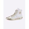 Sneaker ANDREA CONTI, Damen, Gr. 36, gold (weiß, goldfarben), Leder, Glattleder, Rindsleder, modisch, Schuhe