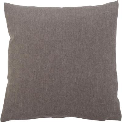 Dekokissen GÖZZE "Milano", silber (silberfarben, unifarben), B:50cm L:50cm, Polyester, Dekokissen_Sitzkissen_Kissenhüllen, mit Reißverschluss, Kissenhüle ohne Füllung, 2 Stück Image