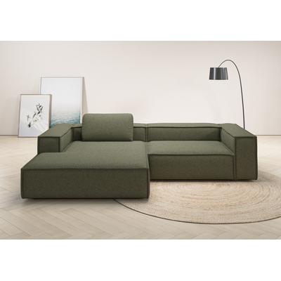 Ecksofa PLACES OF STYLE "Watertown, modernes XXL L-Form, 306 cm breit", grün, B:306cm H:68cm T:191cm, 96% Polyester, 4% Nylon, Sofas, Großzügiges Lounge-Sofa mit viel Platz für die Familie Image