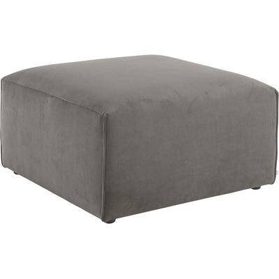 Polsterhocker ANDAS "Nöre", grau, B:80cm H:46cm T:80cm, 92% Polyester, 8% Polyamid, Hocker, Polsterhocker, Modul - zum Zusammenstellen; in vielen Bezugsqualitäten und Farben Image