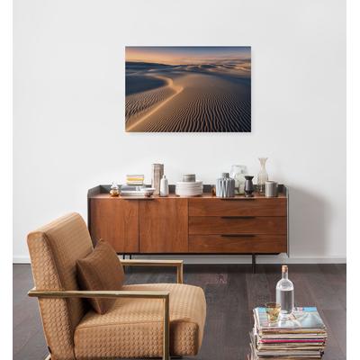 Leinwandbild KOMAR "Sand Storm - Größe 90 x 60 cm", bunt (farbe bild(er): braun, gelb), B:90cm H:60cm T:2cm, Papier, Holz, Bilder, Keilrahmenbild mi Echtholzrahmen Image