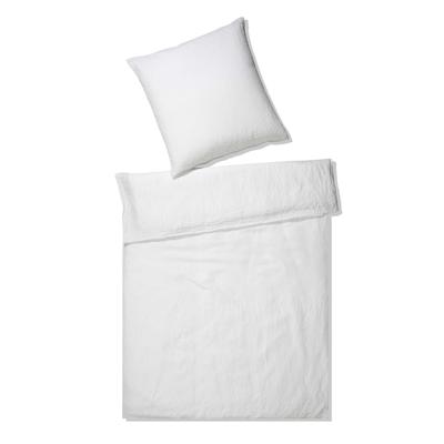 Bettwäsche ELEGANTE "Breezee", weiß, B/L: 155cm x 220cm, , Halbleinen, B/L: 80cm x 80cm, Halbleinen, Obermaterial: 50% Baumwolle, 50% Leinen, Bettwäsche, angenehmes Hautgefühl Image