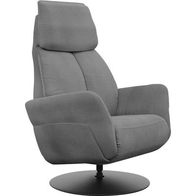 Relaxsessel ALINA "Thimo", grau (anthrazit xbo 9), B:84cm H:114cm T:88cm, Struktur fein XBO (100% Polyester), Sessel, in Größe M, Liegefläche 180cm, verstellbar, optional mit Aufstehhilfe Image