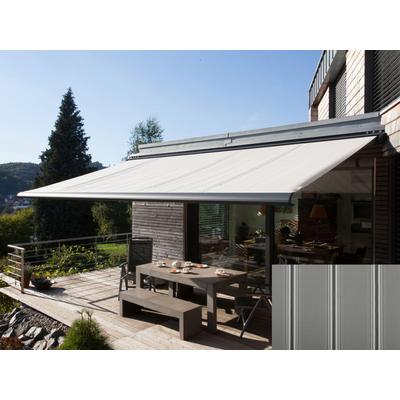 Kassettenmarkise WISMAR "Classic S-Compact", grau (grau, schwarz), B:600cm, Polyacryl, Markisen, Breite: 600 cm, Ausfall: 250 cm Image