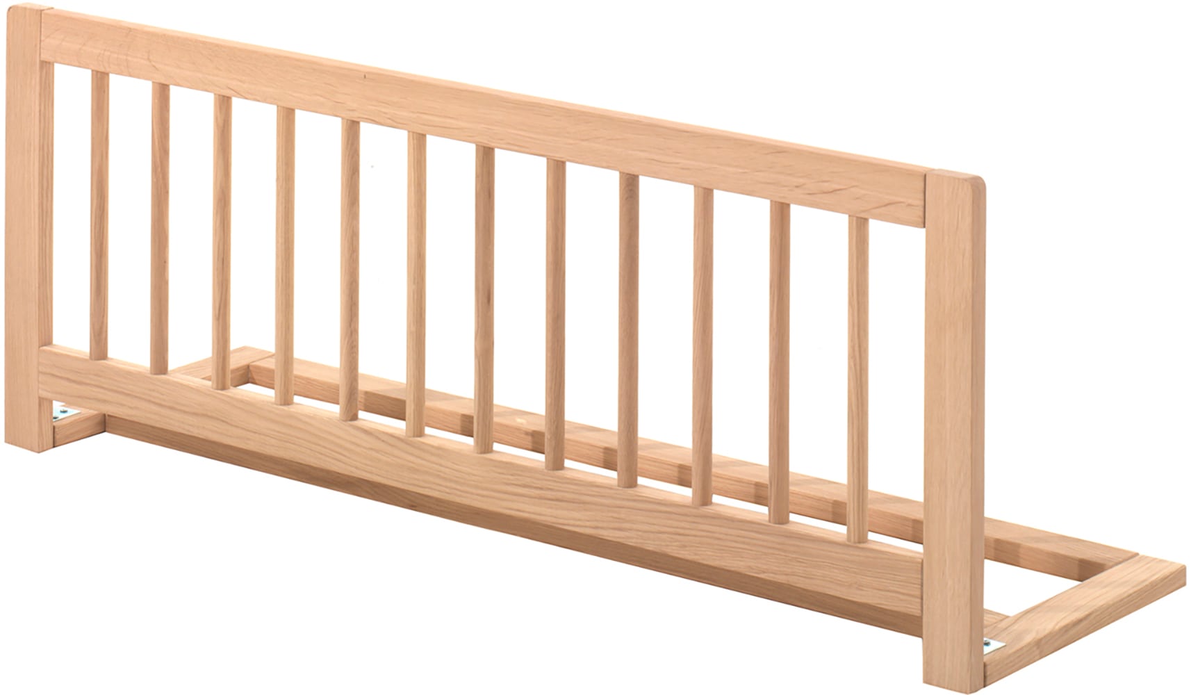 Hausbett HOME AFFAIRE "Forrest mit Dachaufbau, Rausfallschutz, später umbaubar zum Einzelbett", braun (eiche natur, eiche natur), B:97,5cm H:170cm L:207,5cm, Betten, 90/200 Eiche massiv natur geölt, wahlweise mit o. ohne Bettschublade Image