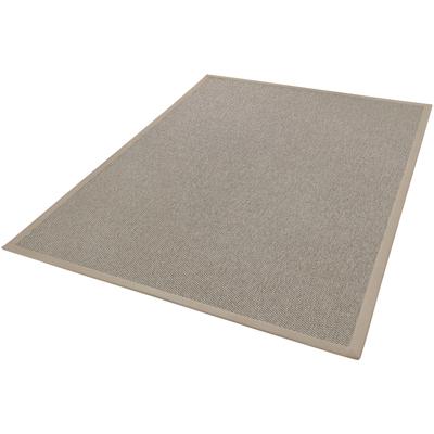 Teppich DEKOWE "Naturana Panama Spezial", beige (natur), B:100cm H:8mm L:200cm, Kunstfaser, Teppiche, Flachgewebe, meliert, Sisal-Optik, mit Bordüre, Wohnzimmer Image