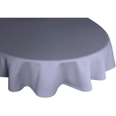 Tischdecke WIRTH "NEWBURY" Gr. 1, blau (mittelblau), B:120cm L:160cm, Polyester, Baumwolle, Tischdecken, oval Image