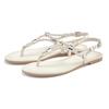 Sandale VIVANCE "Sommerschuh", Damen, Gr. 43, beige (hellbeige), Obermaterial: 100% Lederimitat. Futter: 100% Lederimitat. Decksohle: 100% Textilmaterial. Laufsohle: 100% Synthetik, unifarben, modisch, Schuhe, Zehentrenner, Sommerschuh, Sandalette...