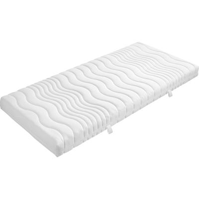 Kaltschaummatratze ALINA "Dura Med" Gr. 2, weiß, B:140cm H:19cm L:220cm, Bezug: 100% Polyester. Steppfüllung: 100% Polyester, Matratzen Image