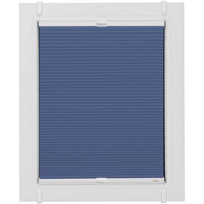 Plissee SUNLINES "Start-up Style Honeycomb", blau (dunkelblau, weiß, weiß), B:52cm H:65cm, Obermaterial: 100% Polyester, Plissees, verspannt mit Simply-Fix Klemmträger, Wabenplissee Image