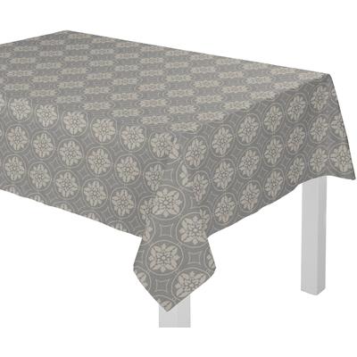 Tischdecke ADAM "Romantic Puligny Light" Gr. 4, grau (dunkelgrau), Ø:145cm, Baumwolle, Tischdecken Image