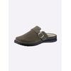 Clog MUBB, Herren, Gr. 46, grün (oliv), Rindsleder, Leder, Veloursleder, Basic, Schuhe