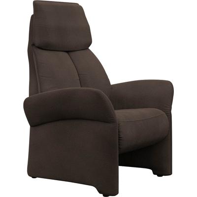 Relaxsessel ALINA "Savin", braun (dunkelbraun xbo 4), B:84cm H:114cm T:86cm, Struktur fein XBO (100% Polyester), Sessel, in Größe S, Liegefläche 178 cm, verstellbar, optional mit Aufstehhilfe Image