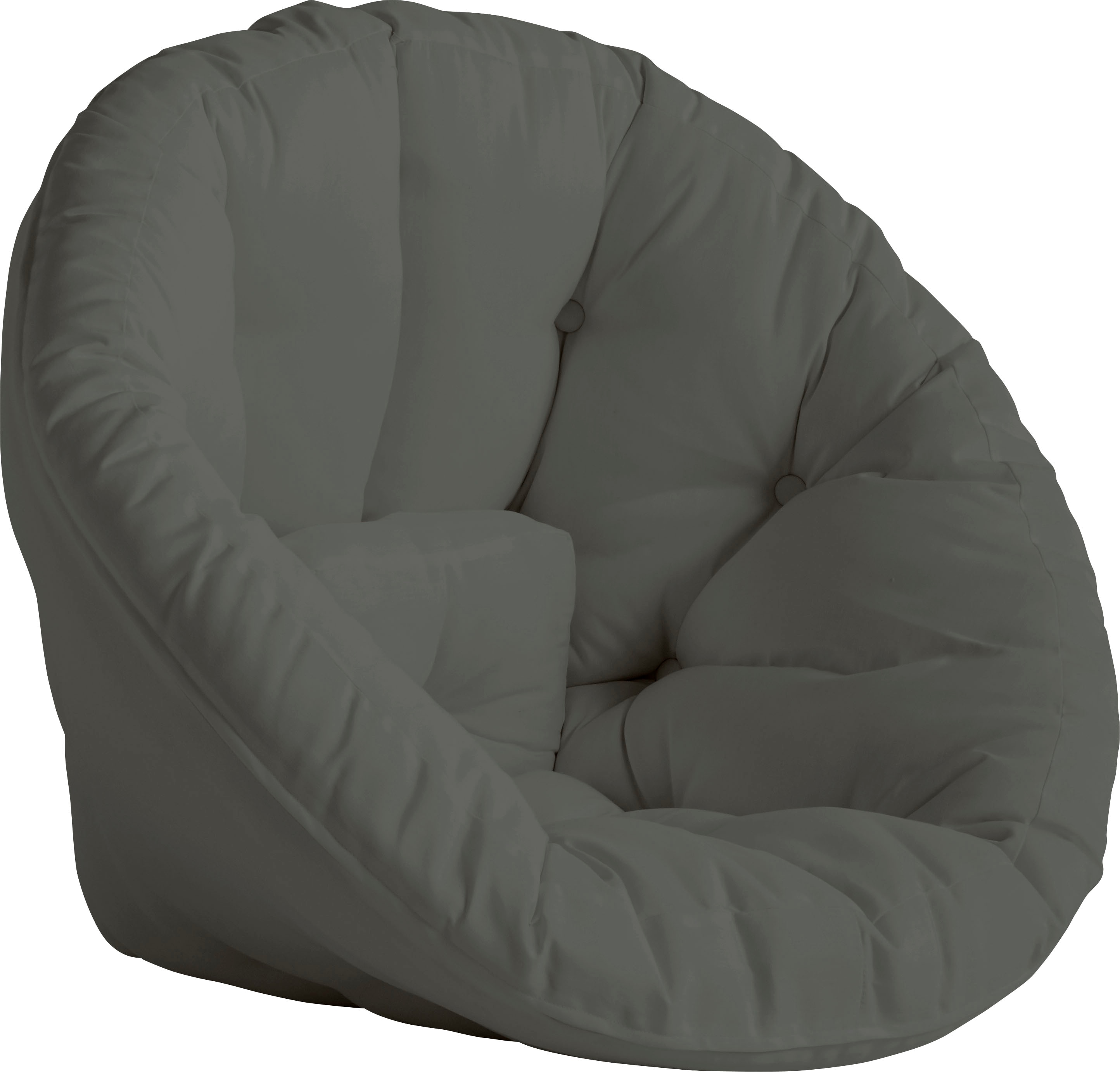 Gartensessel KARUP DESIGN "Nido", grau (dunkelgrau), B:85cm H:75cm T:90cm, Sessel, OUT