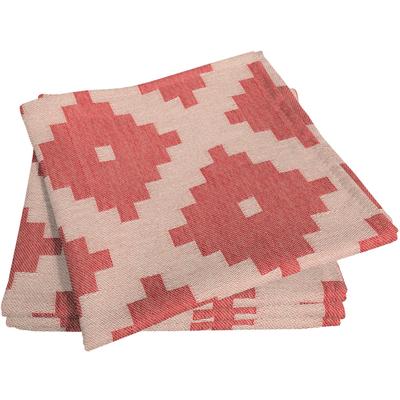 Stoffserviette ADAM "Maroccan Shiraz Light" Gr. 1, rot, B:30cm L:30cm, Obermaterial: 100% Baumwolle, Servietten Image