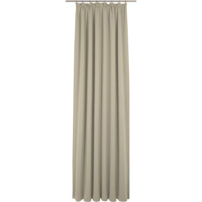 Vorhang WIRTH "Newbury" Gr. 1, grau (taupe), B:65cm H:125cm, Jacquard, Baumwolle, Polyester, Gardinen Image