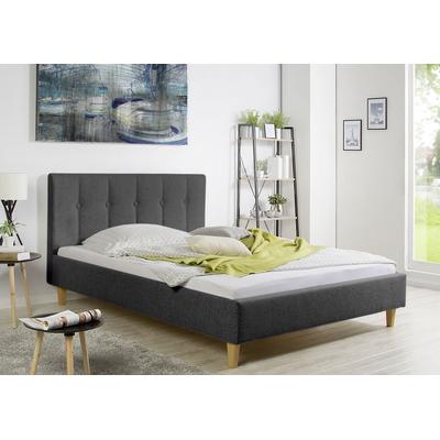 Polsterbett MAINTAL "Leesburg", grau (anthrazit), B:145cm H:99cm L:216cm, Betten, Bettseiten zerlegt, ohne Bettkasten Image
