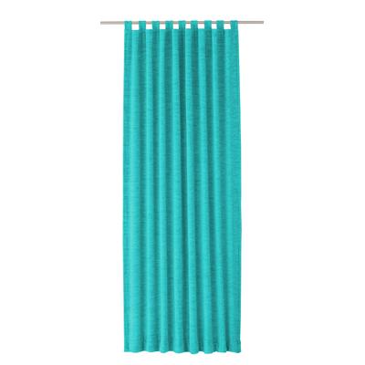 Vorhang WIRTH "Trondheim 234 g/m²" Gr. 10, blau (türkis), B:172cm H:225cm, Chenille, Polyacryl, Gardinen Image