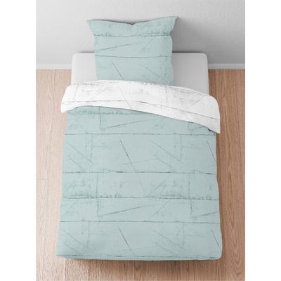 Bettwäsche BIBERNA Gr. 2, grün, B/L: 155cm x 200cm, Mako-Satin, B/L: 80cm x 80cm, Mako-Satin, 100% Baumwolle, Bettwäsche Image