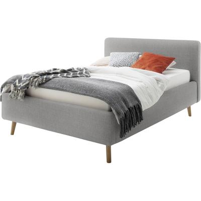 Polsterbett MEISE.MÖBEL "Mattis", grau, B:141cm H:105cm L:218cm, Bezug Bett: Multicolor (100% Polyester), Betten, Topseller, wahlweise mit Bettkasten, Topseller Image