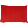 Dekokissen GÖZZE "Duval", rot (rot, unifarben), B:60cm L:40cm, Polyester, Dekokissen_Sitzkissen_Kissenhüllen, mit Reißverschluss, Kissenhüle ohne Füllung, 2 Stück